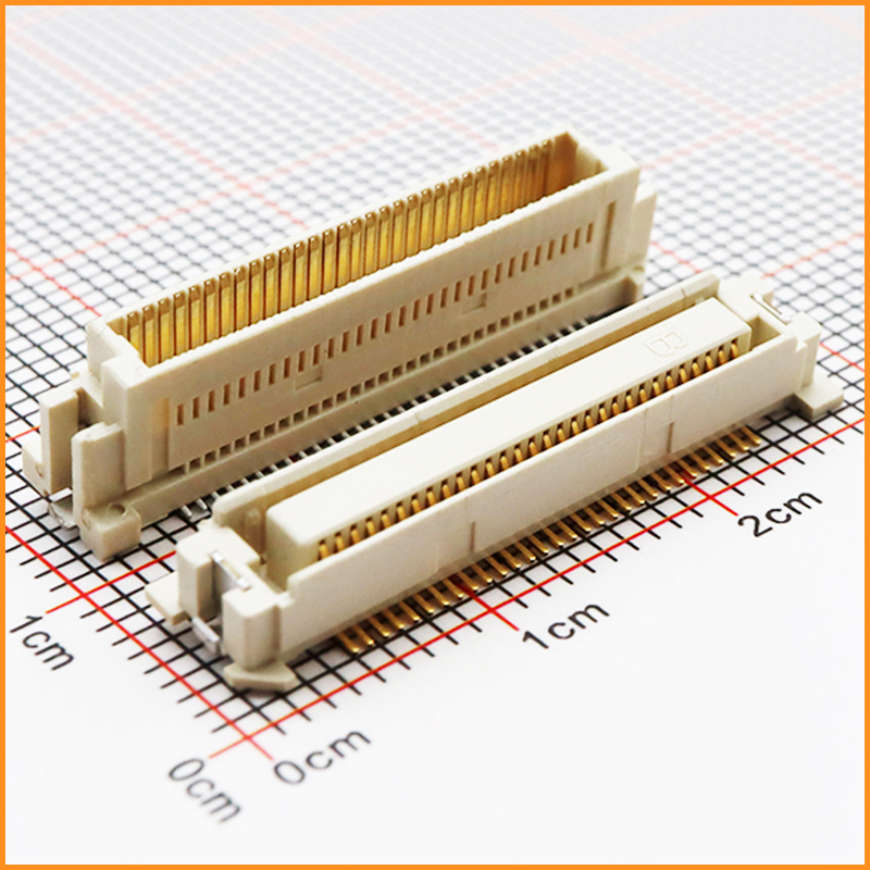 0.635间距 8.0合高 单槽 公母座 「板对板连接器」