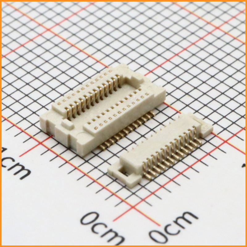 0.5间距 2.0高 单槽板「板对板连接器」